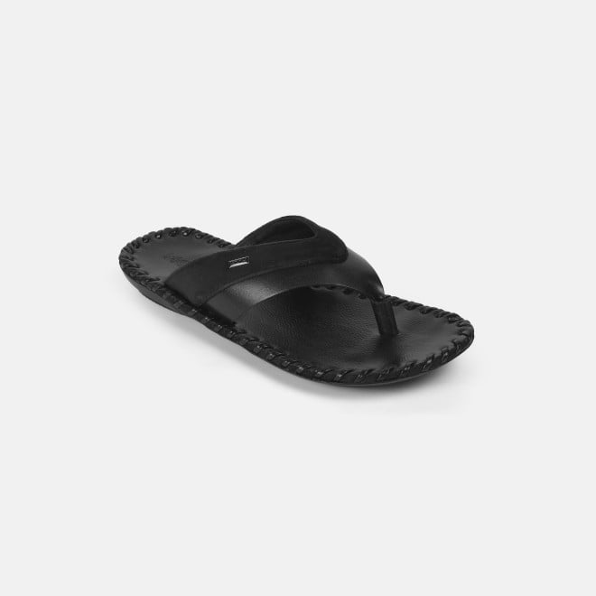 Mochi Men Black Casual Slippers (SKU: 16-2-11-41)