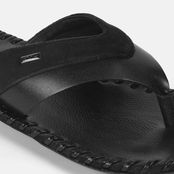 Mochi Men Black Casual Slippers (SKU: 16-2-11-41)