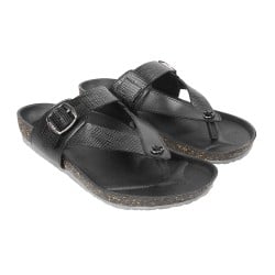 Men Black Casual Slippers