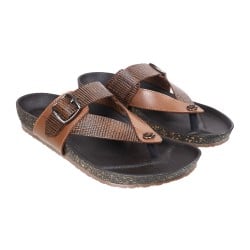 Men Tan Casual Slippers