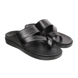 Men Black Casual Slippers