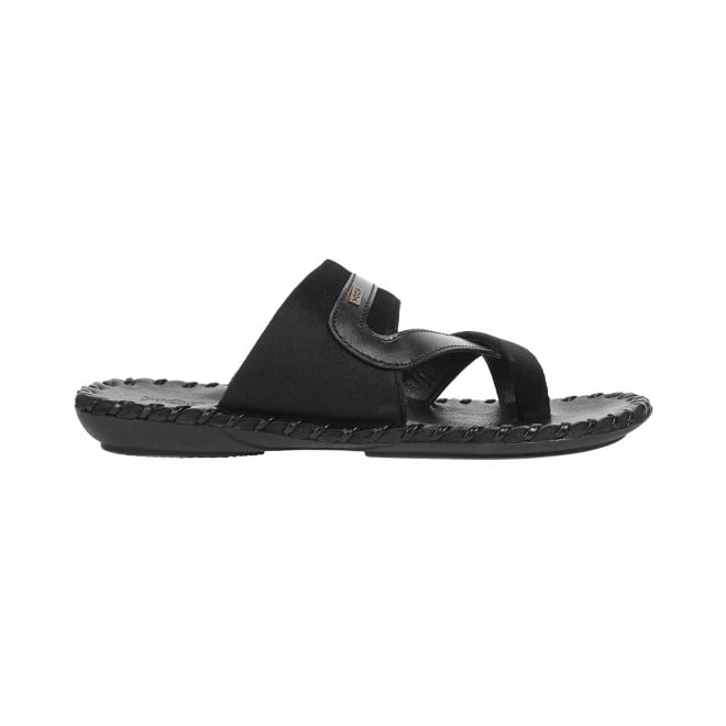 Mochi Men Black Casual Slippers (SKU: 16-3-11-40)