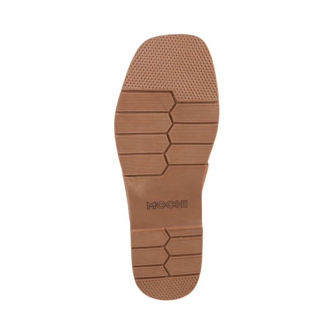 Mochi Men Tan Ethnic Kolhapuris (SKU: 16-333-23-40)