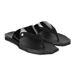 Men Black Casual Slippers