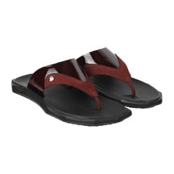 Men Brown Casual Slippers