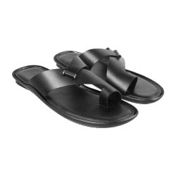 Men Black Casual Slippers