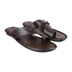 Men Brown Casual Slippers