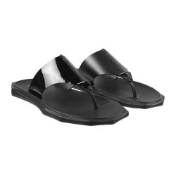 Men Black Casual Slippers