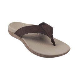 Mochi Brown Casual Slippers