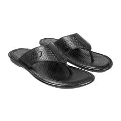 Men Black Casual Slippers