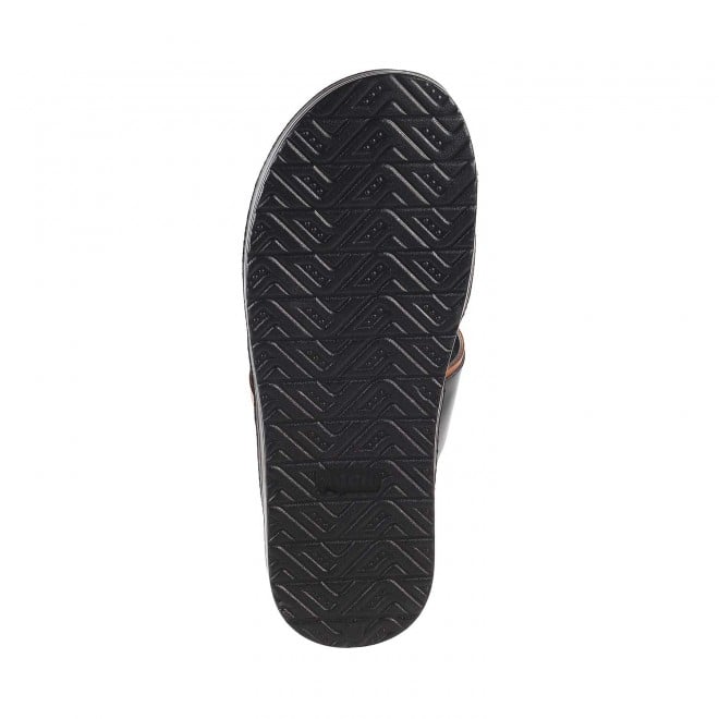 Mochi Men Black Casual Slippers (SKU: 16-476-11-40)