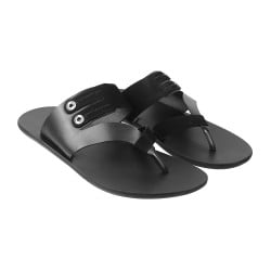 Men Black Casual Slippers