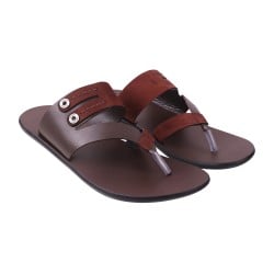 Men Brown Casual Slippers