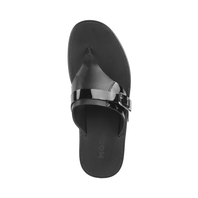 Mochi Men Black Casual Slippers (SKU: 16-56-11-40)