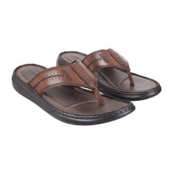 Men Brown Casual Slippers