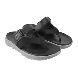 Men Black Casual Slippers