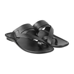 Men Black Casual Slippers