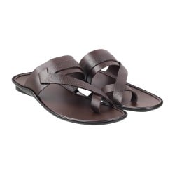 Men Brown Casual Slippers