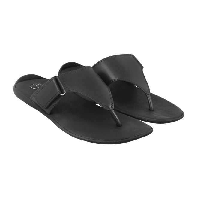 Mochi Men Black Casual Thong (SKU: 16-6393L-11-46)