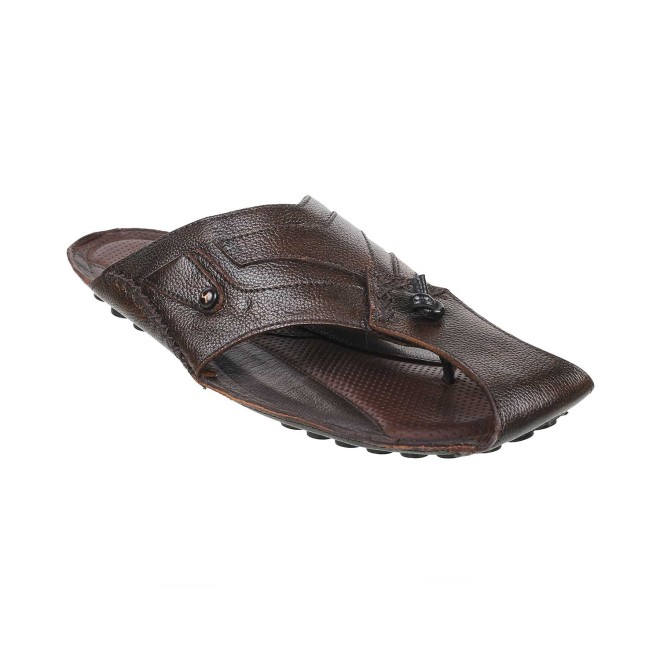 Buy Mochi Men Brown Comfort Leather Sandals - Sandals for Men 7139302 |  Myntra-hancorp34.com.vn