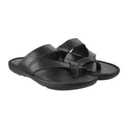 Men Black Casual Slippers