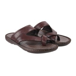 Men Brown Casual Slippers