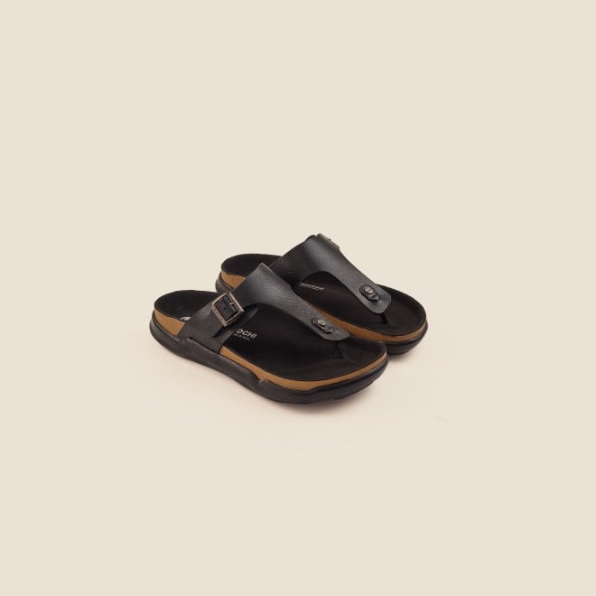 Mochi Men Black Casual Slippers (SKU: 16-753-11-40)