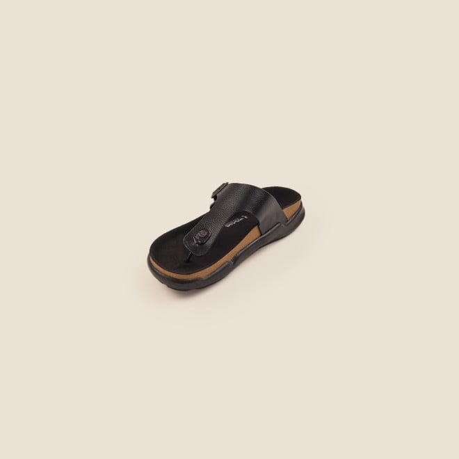Mochi Men Black Casual Slippers (SKU: 16-753-11-40)