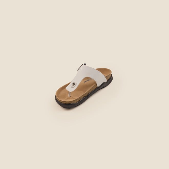 Mochi Men White-Blue Casual Slippers (SKU: 16-753-56-40)