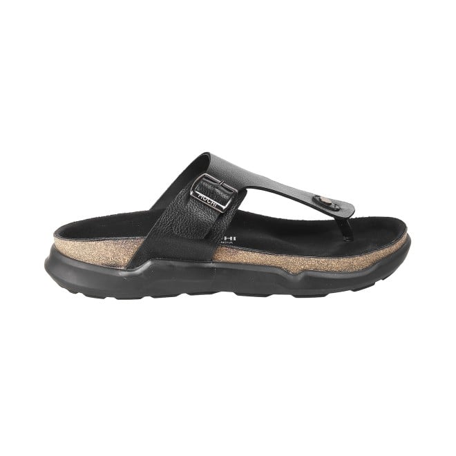 Buy Mochi Men Black Casual Slippers Online | SKU: 16-753-11-40 – Mochi ...