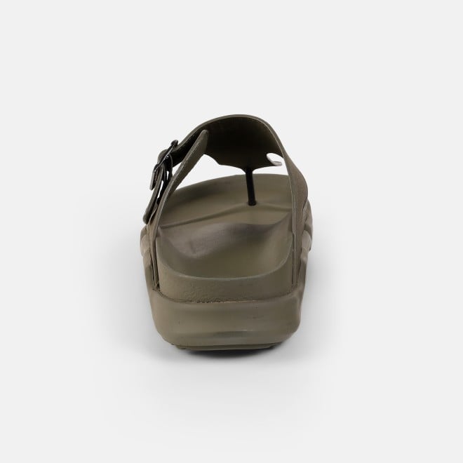 Mochi Men Green Casual Slippers (SKU: 16-753-21-40)