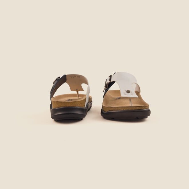 Mochi Men White-Blue Casual Slippers (SKU: 16-753-56-40)