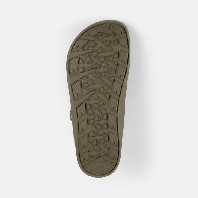 Mochi Men Green Casual Slippers (SKU: 16-753-21-40)