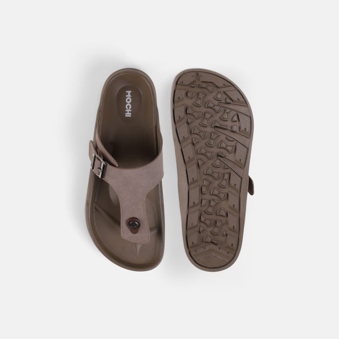 Mochi Men Rose-gold Casual Slippers (SKU: 16-753-22-40)