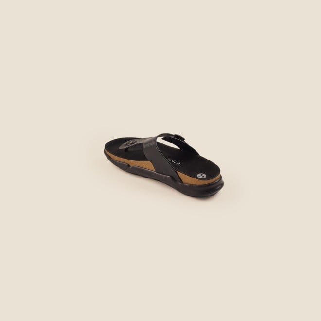 Mochi Men Black Casual Slippers (SKU: 16-753-11-40)
