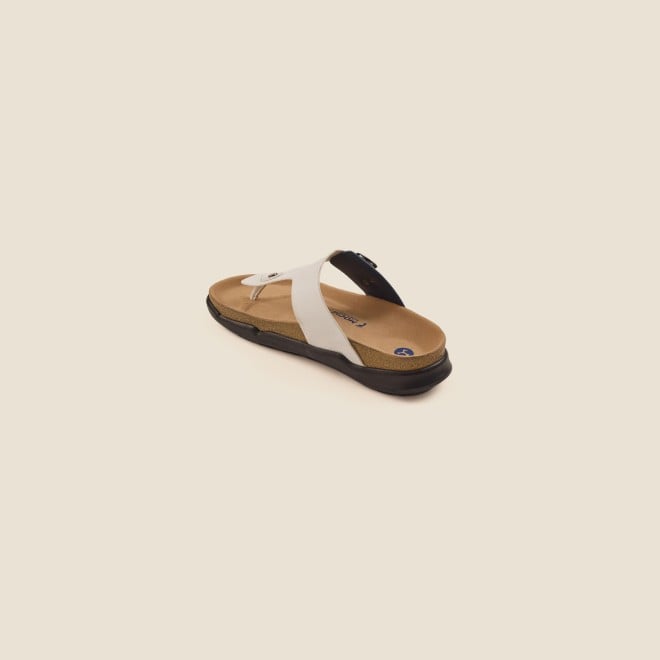 Mochi Men White-Blue Casual Slippers (SKU: 16-753-56-40)
