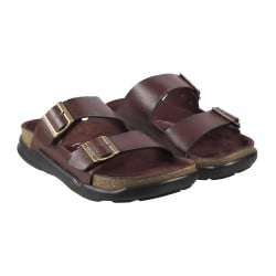 Men Brown Casual Slippers