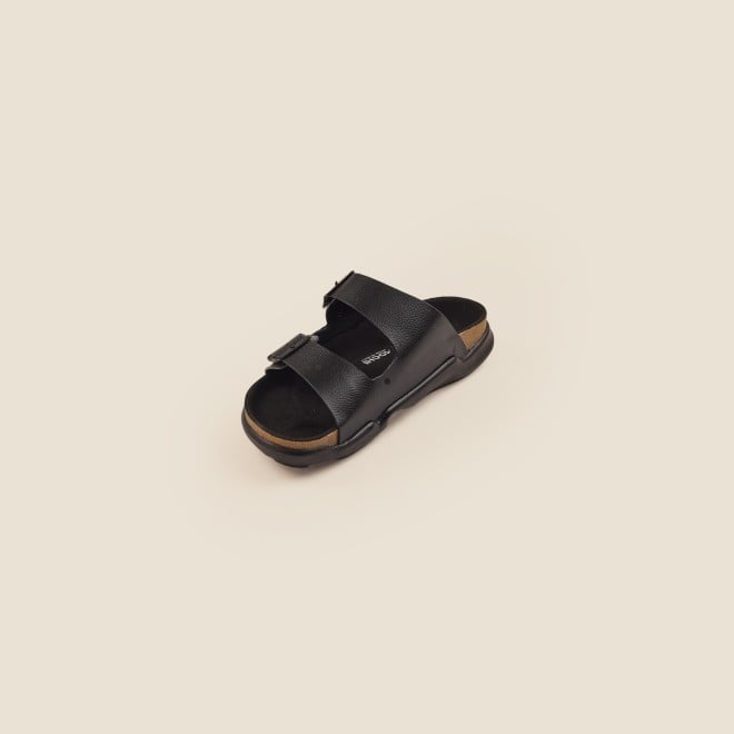 Mochi Men Black Casual Slippers (SKU: 16-754-11-40)