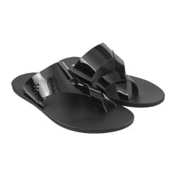 Men Black Casual Slippers