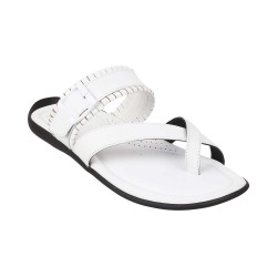 Men White Casual Slippers