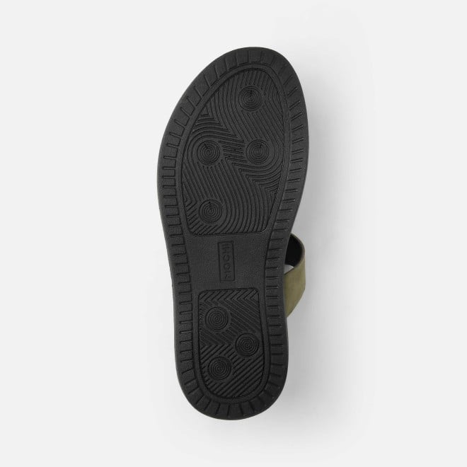 Mochi Men Olive Casual Slippers (SKU: 16-800130-49-39)