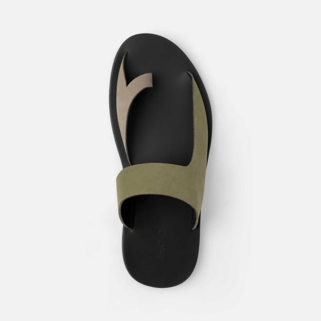 Mochi Men Olive Casual Slippers (SKU: 16-800130-49-39)