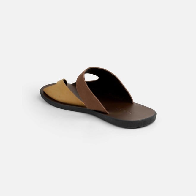 Mochi Men Brown Casual Slippers (SKU: 16-800130-12-39)
