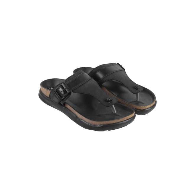 Mochi Men Black Casual Slippers (SKU: 16-800908-11-43)