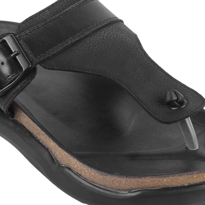 Mochi Men Black Casual Slippers (SKU: 16-800908-11-43)