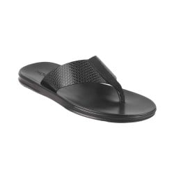 Men Black Casual Slippers