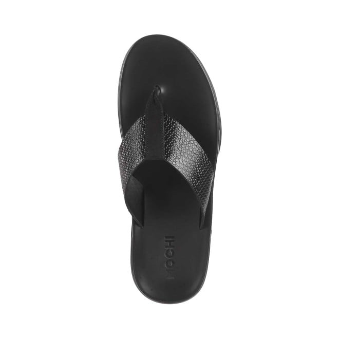 Mochi Men Black Casual Slippers (SKU: 16-803-11-40)