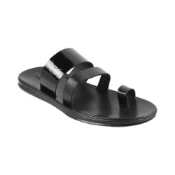 Men Black Casual Slippers