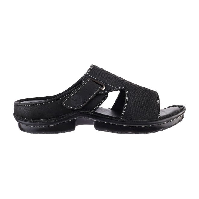 Mochi Men Black Casual Slip Ons (SKU: 16-8044L-11-46)