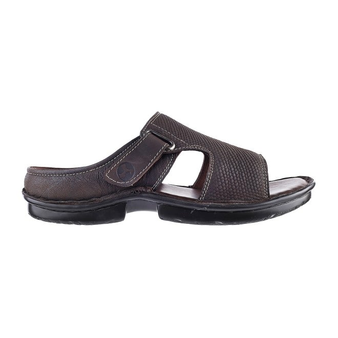 Mochi Men Brown Casual Slip Ons (SKU: 16-8044L-12-46)